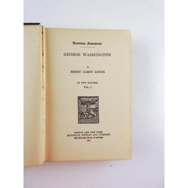 American Statesmen George Washington 1893 2 Vol Chairish