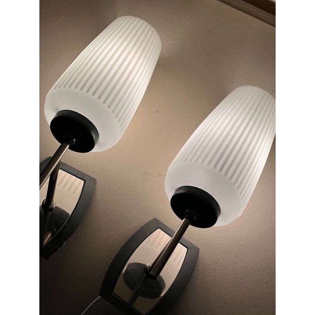 1970s Mid-Century Modern Italian Wall Lights, 1970s, Set of 2 For Sale - Image 5 of 12