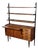 Vintage Swedish Freestanding Wall Unit with Desk, 1960s For Sale
