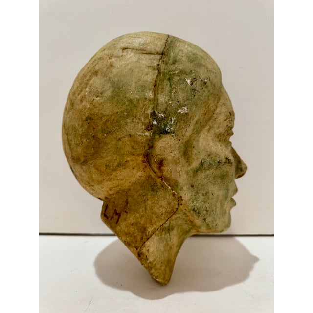 Sculpture Materials Larry Mohr Patinated Plaster Female Portrait Bust Sculpture Signed From Artist Estate For Sale - Image 7 of 10