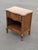 Wood Late 20th Century Country French Provincial Nightstand - Carved Wood Bedside Table For Sale - Image 7 of 9