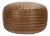 Matthew Izzo Home Tackshop Leather Round Ottoman For Sale