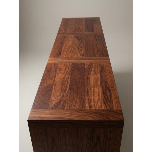 1960s Mid Century Modern Danish Rosewood & Teak Credenza Sideboard – E. Jakobsen Skive, Attributed For Sale - Image 5 of 7