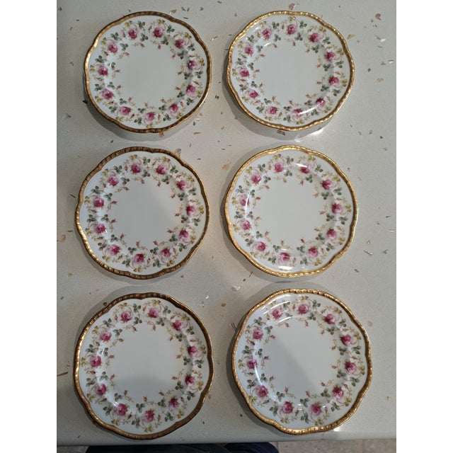 Vintage Cauldon Plates - Set of 6 For Sale In Miami - Image 6 of 12