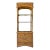 Bielecky Brothers Style - Boho Chic Rattan Wrapped Bookshelf For Sale