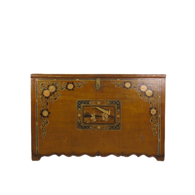 Mongolia Antique Trunk Cabinet For Sale - Image 12 of 12