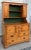 Farmhouse Farmhouse Pine Two Piece Stepback Hutch Cupboard For Sale - Image 3 of 10