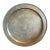 Large Brass Tray Wall Hanging Vintage 30 Inch Etched Scalloped Round Asian For Sale