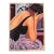 Contemporary Figurative Oil Stick Painting on Gessoed Paper "Contemplating" by Teresa DiMarco For Sale