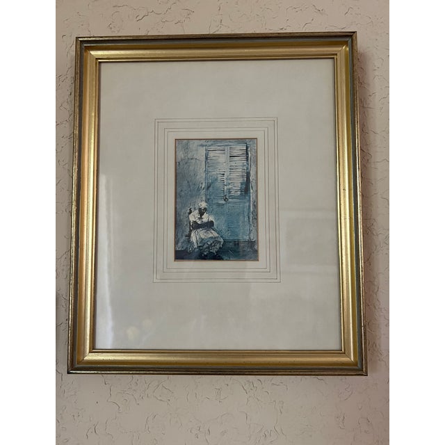 Mid 20th Century Vintage Framed & Matted Prints by Andrew Wyett Collection of 3 For Sale - Image 5 of 9