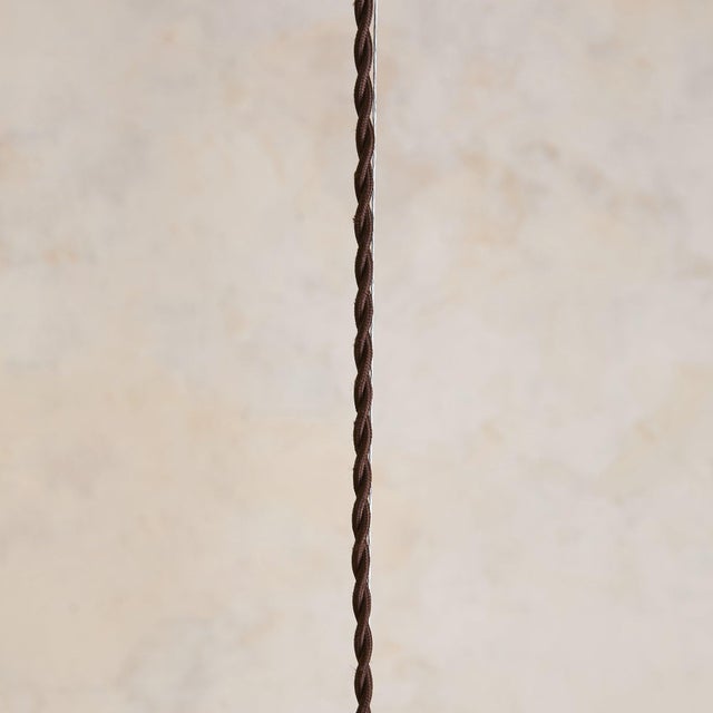 Gemstone Danish Ceramic Amber Glass Pendant Light by Jette Helleroe for Axella, 1960s For Sale - Image 7 of 10