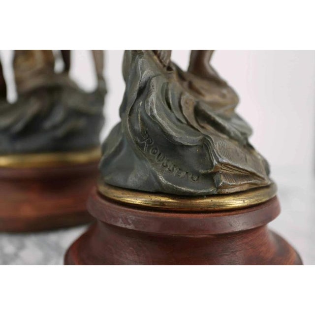 Antique Cherub Sculptures, Set of 3 For Sale - Image 3 of 5