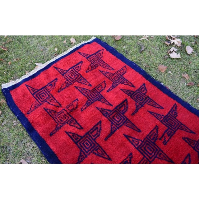 Turkish Vintage Angora Mohair Tulu Rug 3'9'' X 5'12'' For Sale - Image 3 of 11