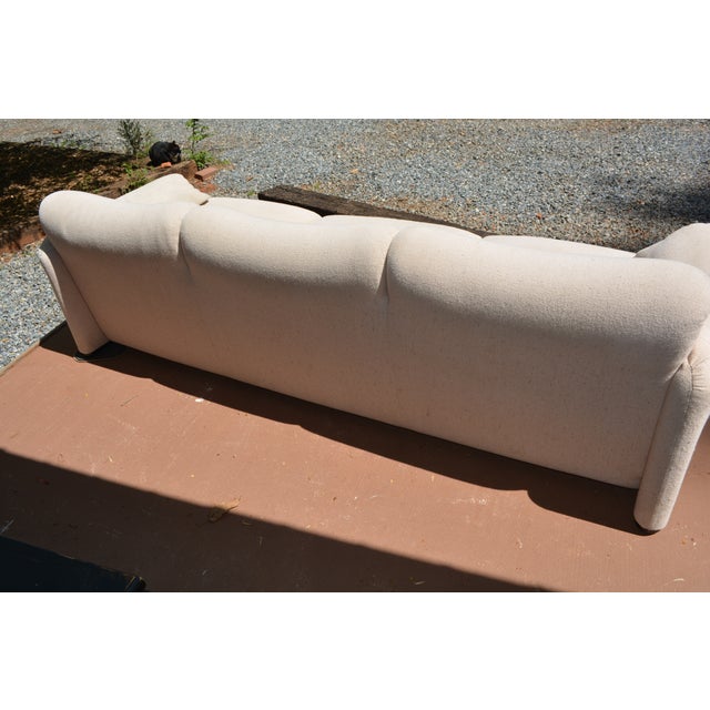 Great couch by Cassina! Gently used. Eclectic home, no pets. Made of a heavy feel cotton/wool blend? No material tag. A...