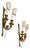 Napoleon III Wall Lamps in Gilded and Hand-Chiseled Bronze, Set of 2 For Sale