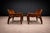 Armchairs “Kilin” in Hardwood & Leather, Sergio Rodrigues, 1960s - Lot 595A For Sale - Image 10 of 17
