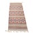 Vintage American Southwestern Kilim Rug, Handwoven Stripe Pattern, Earth Tones, 3’ X 5’ For Sale