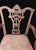 Wood Vintage Chippendale, Georgin Ribbon-Back Armchair With Upholstered Seat For Sale - Image 7 of 8