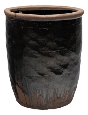 Chinese Drip Glaze Pickling Jar, C. 1890