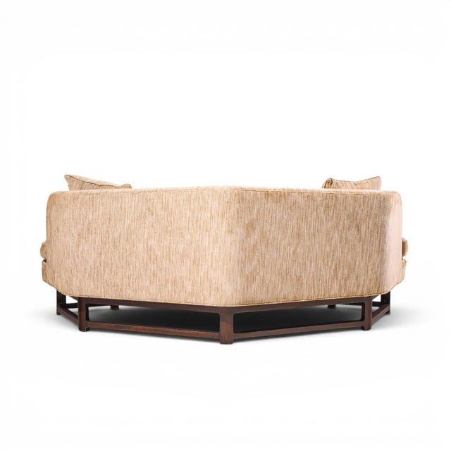 Edward Wormley for Dunbar Mid Century Janus Sofa For Sale In Chicago - Image 6 of 9