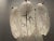 Frosted Murano Glass Leaf Chandelier, 1970s For Sale - Image 4 of 12