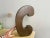 Large Portuguese Wood Block Signage Letter C, 1960s For Sale - Image 6 of 6