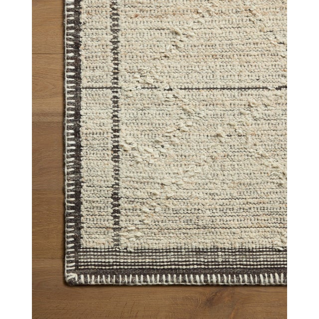Loloi Rugs Amber Lewis x Loloi Bowie Ivory / Mocha 7'-9" x 9'-9" Area Rug For Sale - Image 4 of 5