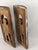 Pair of Mid-Century European Hand-Carved Wood Watchman Figural Relief Panels, Brown For Sale - Image 11 of 12