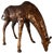 Bronze Vintage Bronze Giraffe Sculpture For Sale - Image 8 of 15