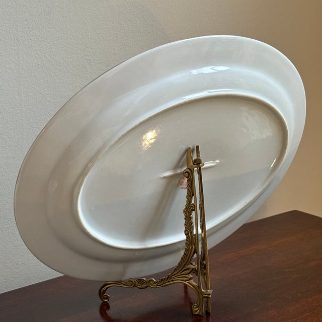 Mid-20th Century Famille Rose Chinese Export Oval Platter For Sale - Image 11 of 12