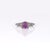 Pink Sapphire Ring With Earth-Mined Diamond Accents: Solid 14k Gold, Size 6.75 For Sale - Image 4 of 9