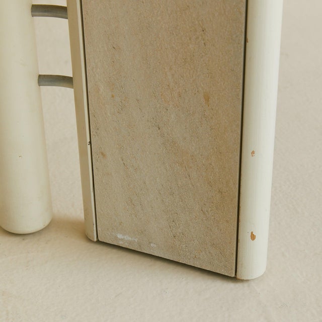 Dutch Brutalist Stone + Metal Inlay Coffee Table in Manner of Paul Kingma, 1970s For Sale - Image 9 of 18