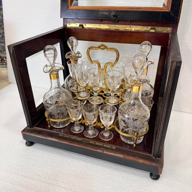 Napoleon III Crystal Liquor Decanter from Baccarat, France, 1880s, Set of 21 For Sale - Image 4 of 18