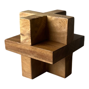 Plus Wooden Sculpture