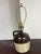 Late 20th Century Rustic Two-Tone Ceramic Jug Table Lamp, Vintage For Sale - Image 5 of 12