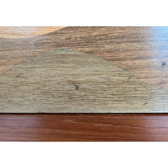 Mid-Century Wood Veneer Intarsia Wall Picture, 1960s For Sale - Image 10 of 18