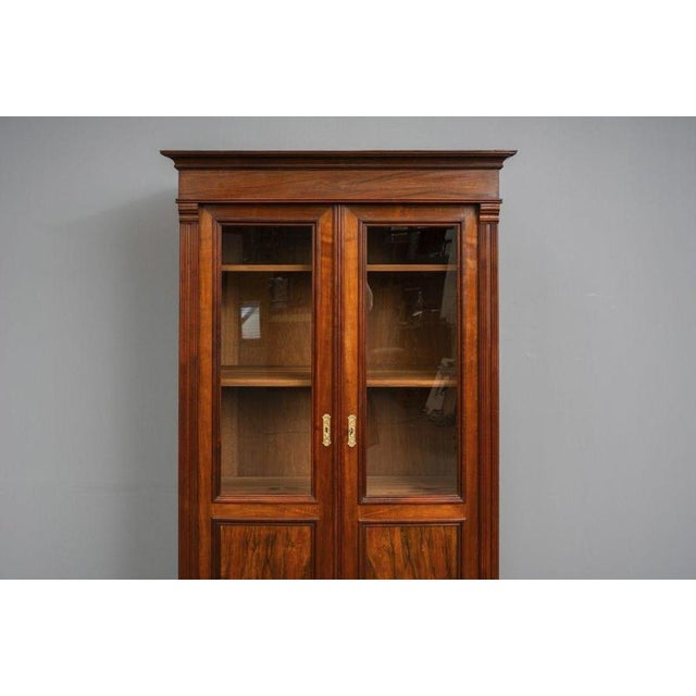 Art Nouveau Bookcase in Oak, Early 20th Century For Sale - Image 9 of 18