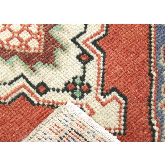 Traditional 1960sTurkish Oushak Yastic For Sale - Image 3 of 3