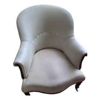 1980s The Deconstructed French Barrel-Back Chair by Restoration Hardware For Sale