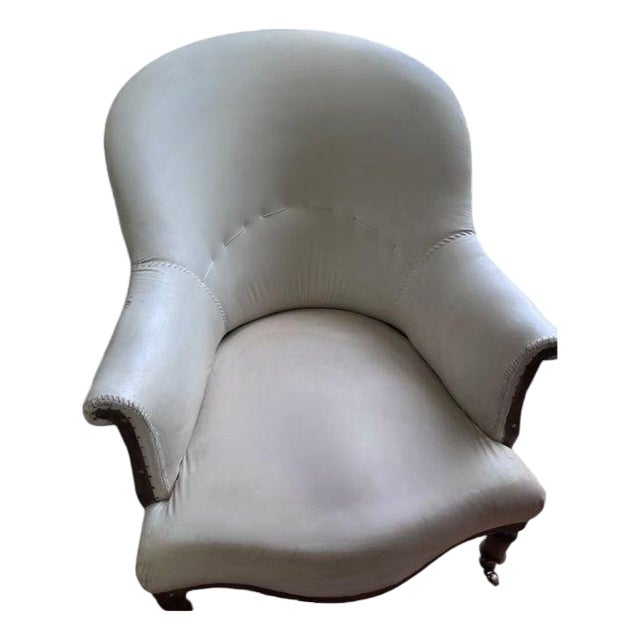 1980s The Deconstructed French Barrel-Back Chair by Restoration Hardware For Sale