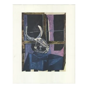 Pablo Picasso Still Life With Ox Skull, 1990