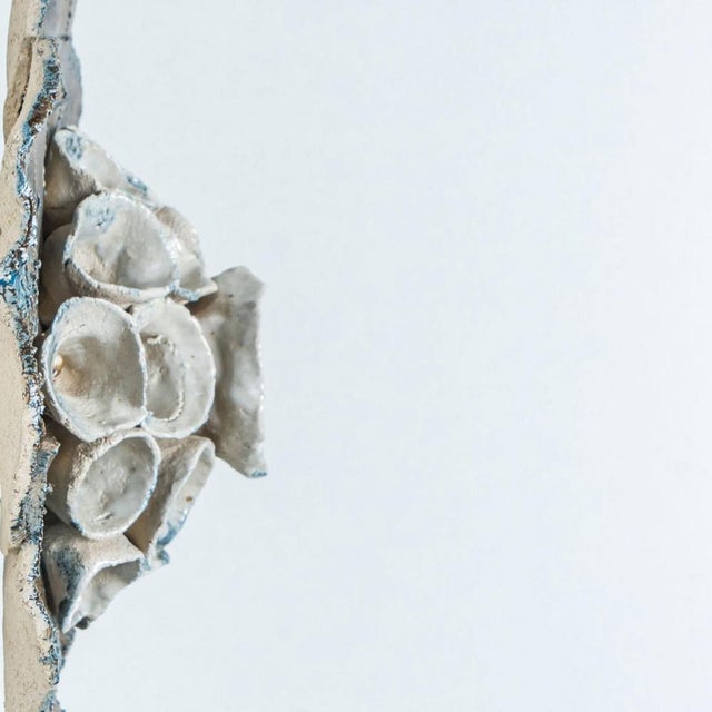 Vintage Danish Floral Ceramic Wall Light, 1970 For Sale - Image 11 of 18