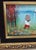 Late 20th Century Fleming Child With Sailboat Painting Enamel on Copper Framed Horizontal For Sale - Image 4 of 8