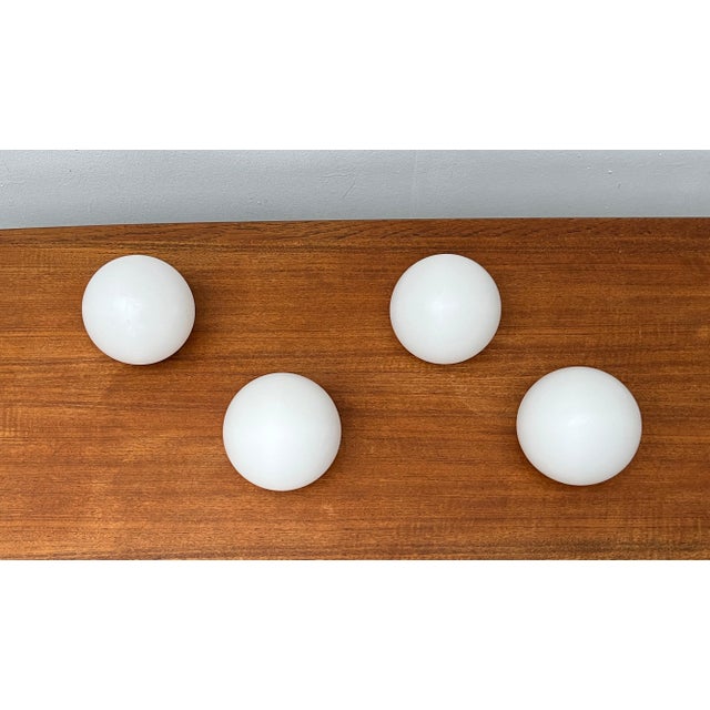 Mid-Century Modern Space Age Swiss Replacement Glass Spare Part for Temde Lamps from E.R. Nele, 1960s For Sale - Image 11 of 13