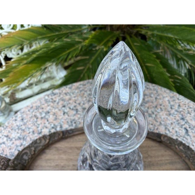1980s Cut Crystal and Sterling Silver Hogget Decanter by Piers Hart for Royal Doulton, 1988 For Sale - Image 5 of 14