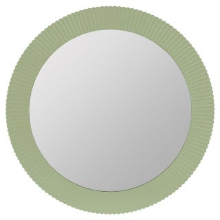 Josia Avocado Round Wall Mirror For Sale
