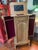Art Deco Late 20th Century Art Deco Revival Oak Jewelry Box With Lift-Top Mirror For Sale - Image 3 of 7