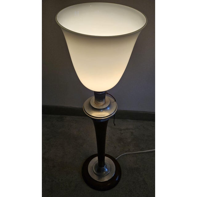 Brown Vintage Table Lamp from Mazda, 1930s For Sale - Image 8 of 14