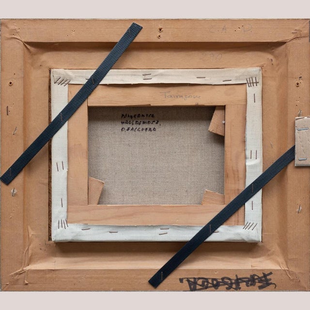 Oscar Falguera, Mountain Village Near Tarragona, Spain, 1990s, Oil on Canvas For Sale - Image 7 of 9