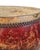 Antique Red Mongolian Drum Coffee Table For Sale - Image 11 of 12